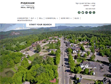 Tablet Screenshot of pinkhamrealestate.com